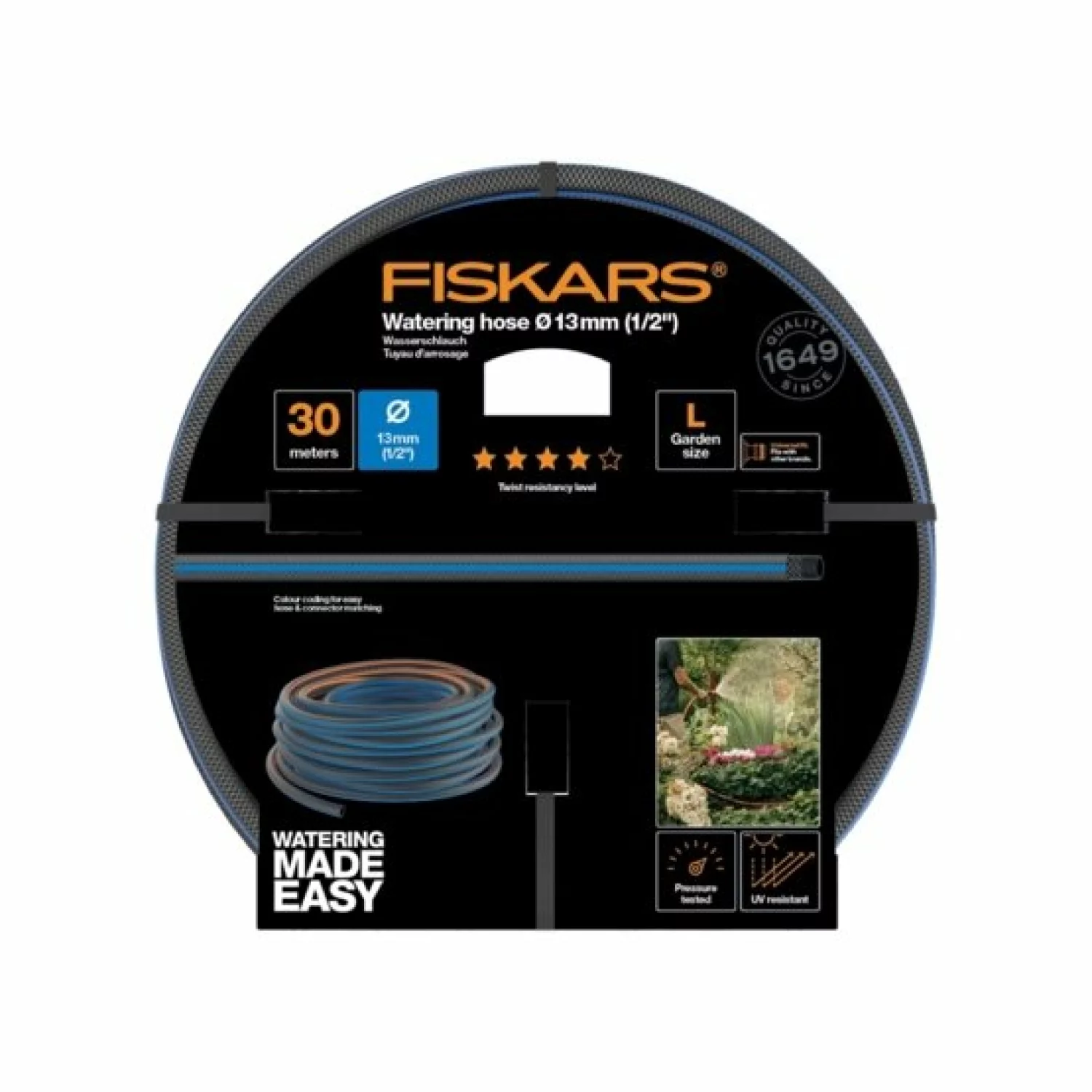 Fiskars 1027105 Tuinslang 13 mm (1/2