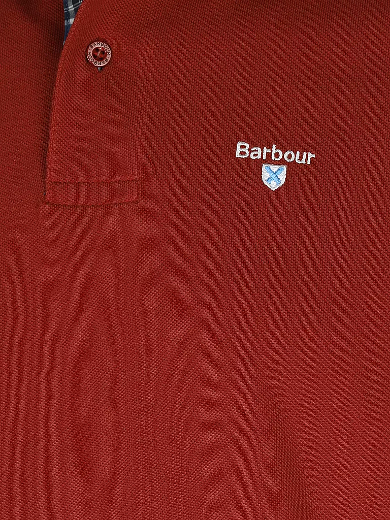 BARBOUR Poloshirt Regular Fit rot