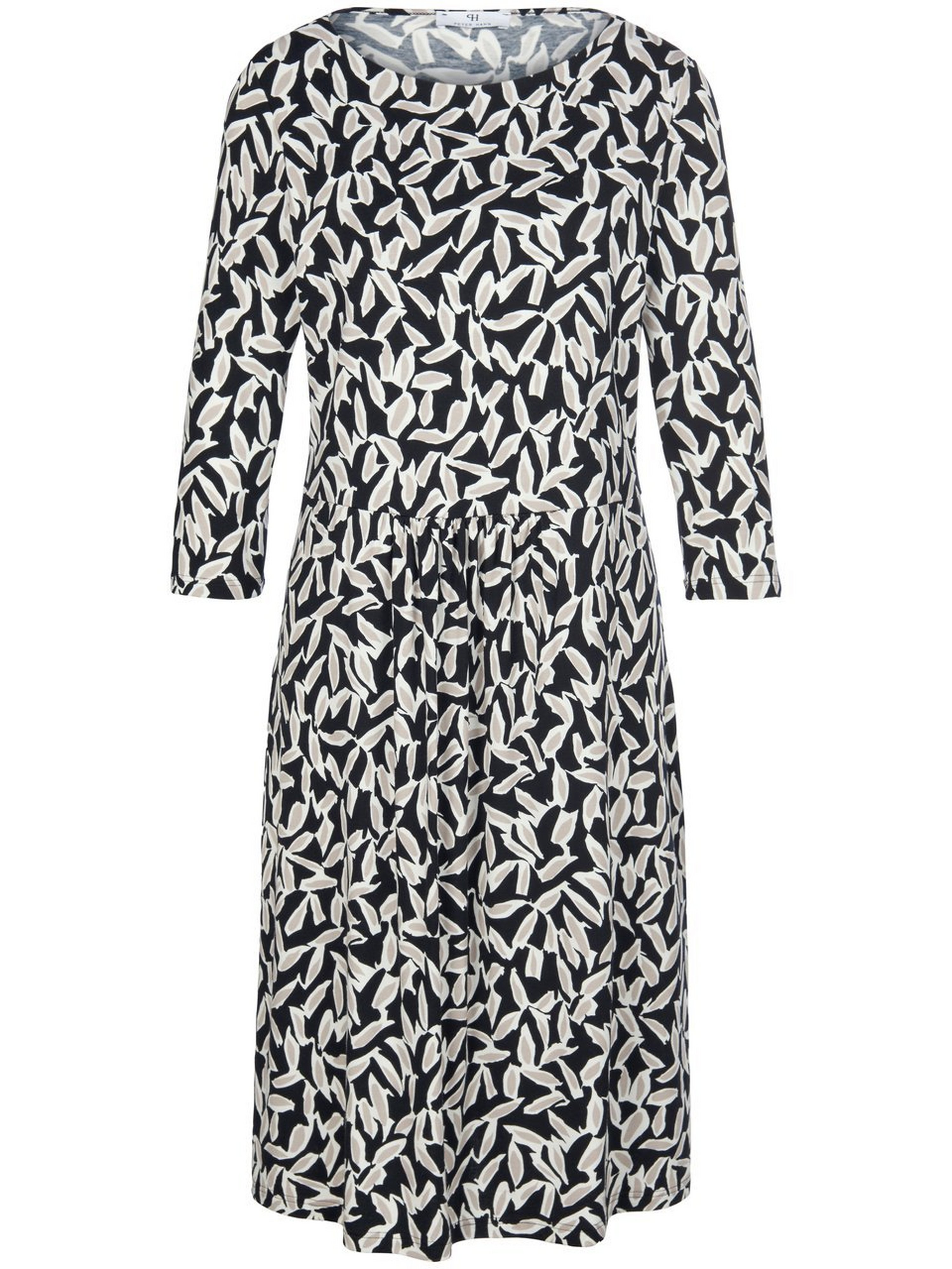 Jersey-Kleid mit 3/4-Arm