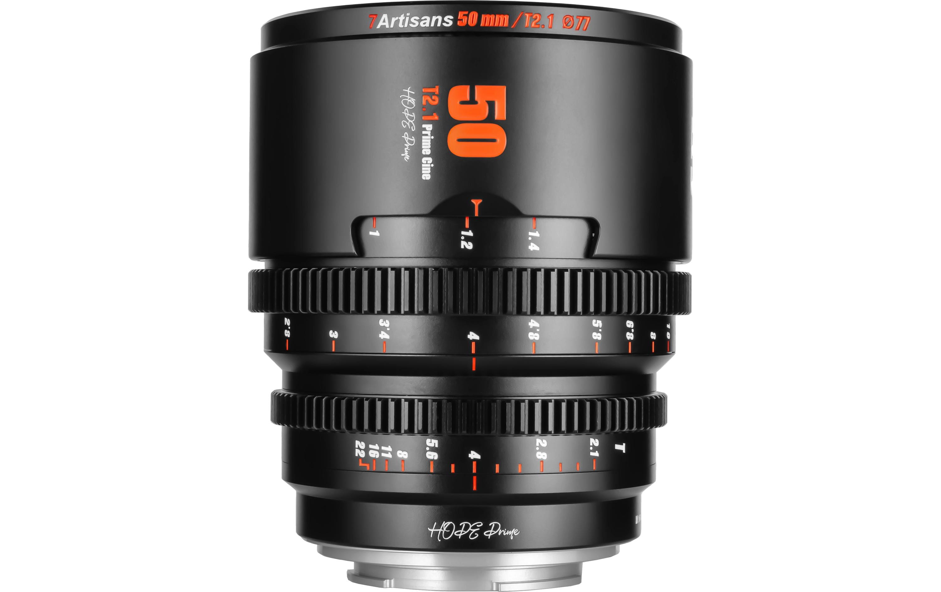 Festbrennweite 50mm T/2.1 – Sony E-Mount<br>Kompaktes, leichtes Objektiv für Kameras mit Super35-Sensoren