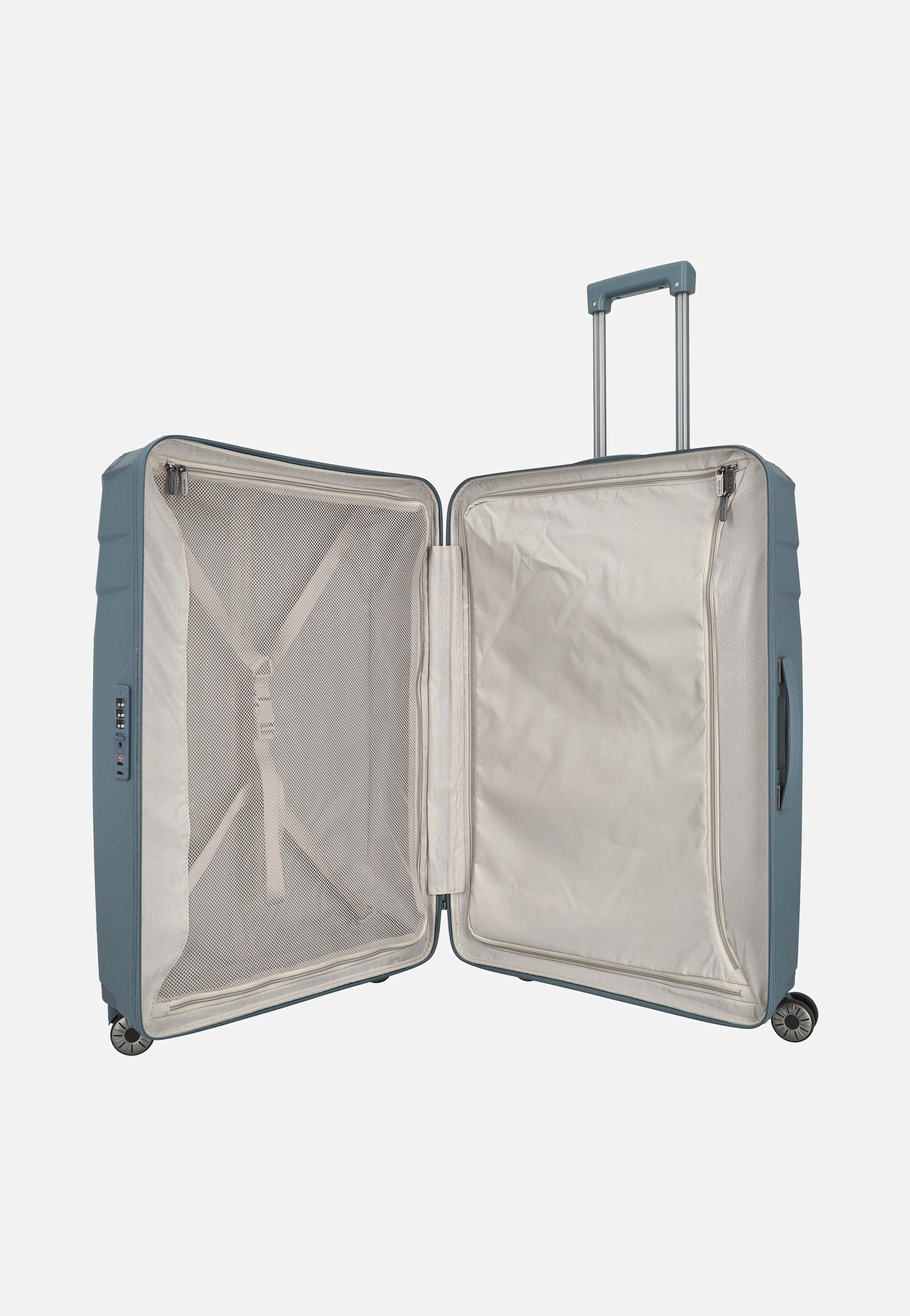 Elvaa 4w Trolley L Blaugrau - Koffer
