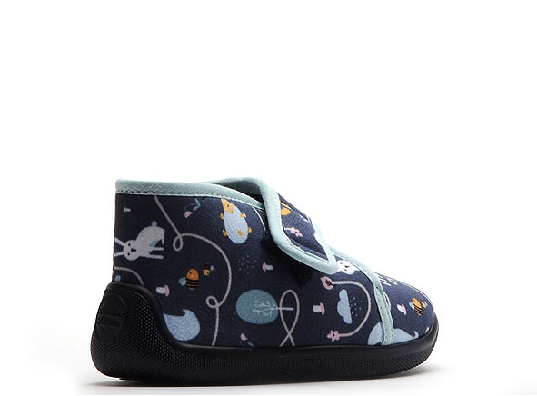 Bossi chaussons bebe galia  8367 bleu