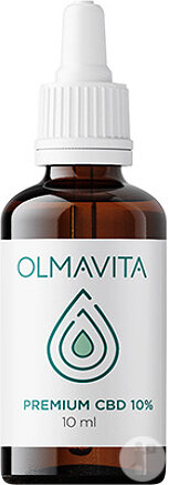 Olmavita Pharma 10% Huile De CBD Premium Flacon Compte-Gouttes 10ml
