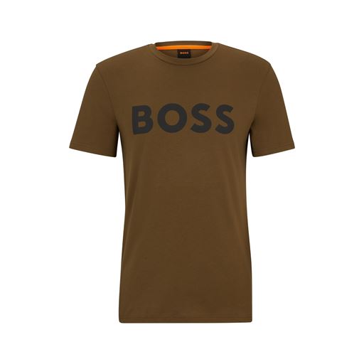 Boss Orange Logo T-shirt, Open Green, S