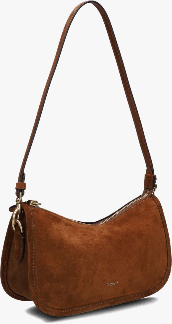 bruine coach handtas waverly bag