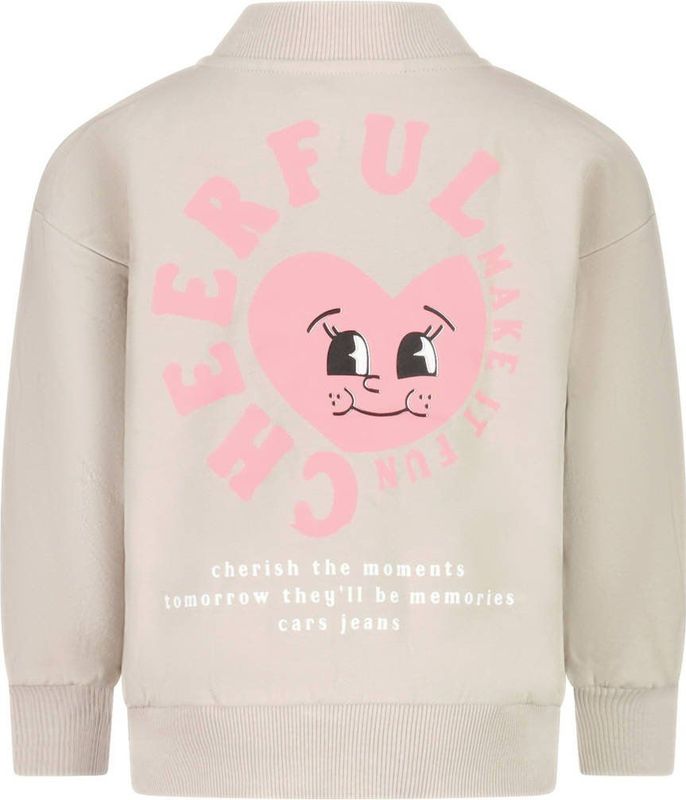 Little Cars - Bomber Jasje - Beige/Roze