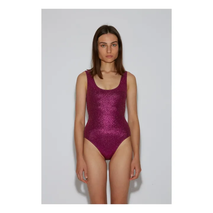 Roseanna Maillot 1 Pièce Pam Glitter | Rose fuschia