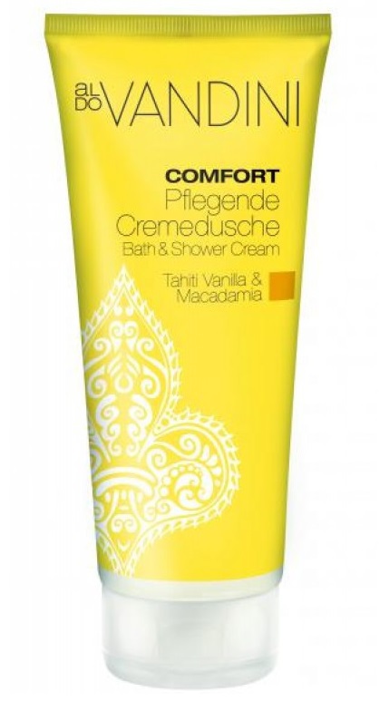 Aldo Vandini Comfort Cream Shower Tahiti Vanilla & Macadamia200ml