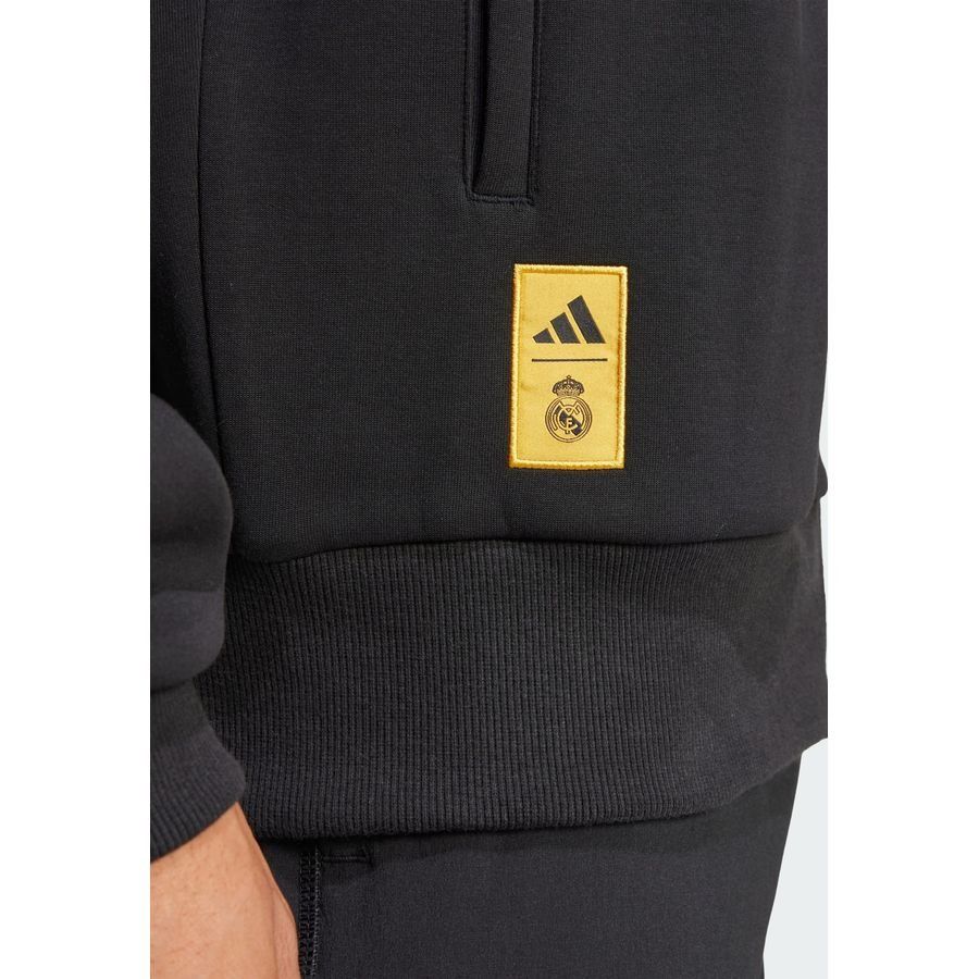 Adidas Veste de survêtement maille double Real Madrid