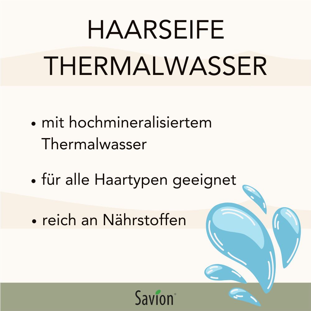 Savion Haarseife Thermalwasser