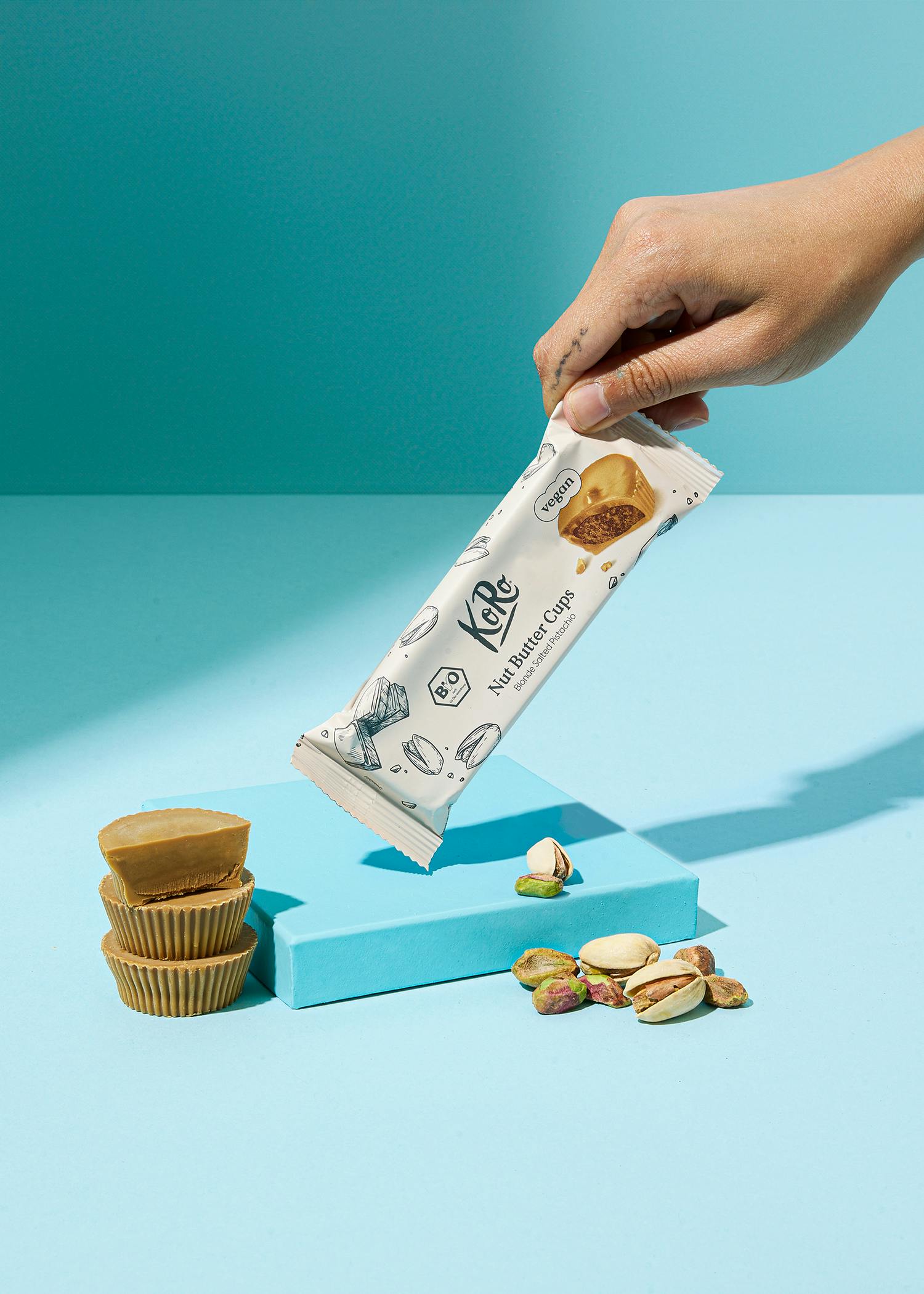 Bio Nut Butter Cups Blonde Salted Pistachio 3 x 13 g