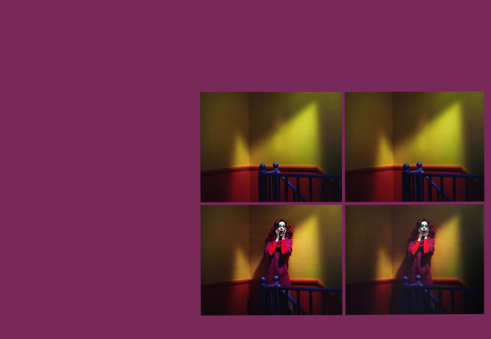 Chromo Thriller #1 - Quadtych by Miles Aldridge - Limited Edition. Edition of: 180. Certificate of Authenticity.