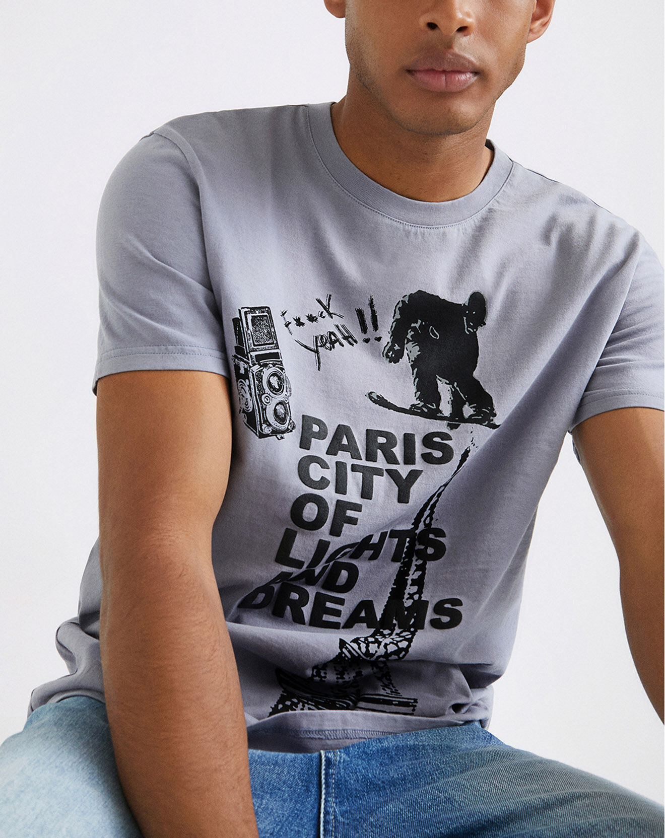 Desigual T-Shirt Milo bleu