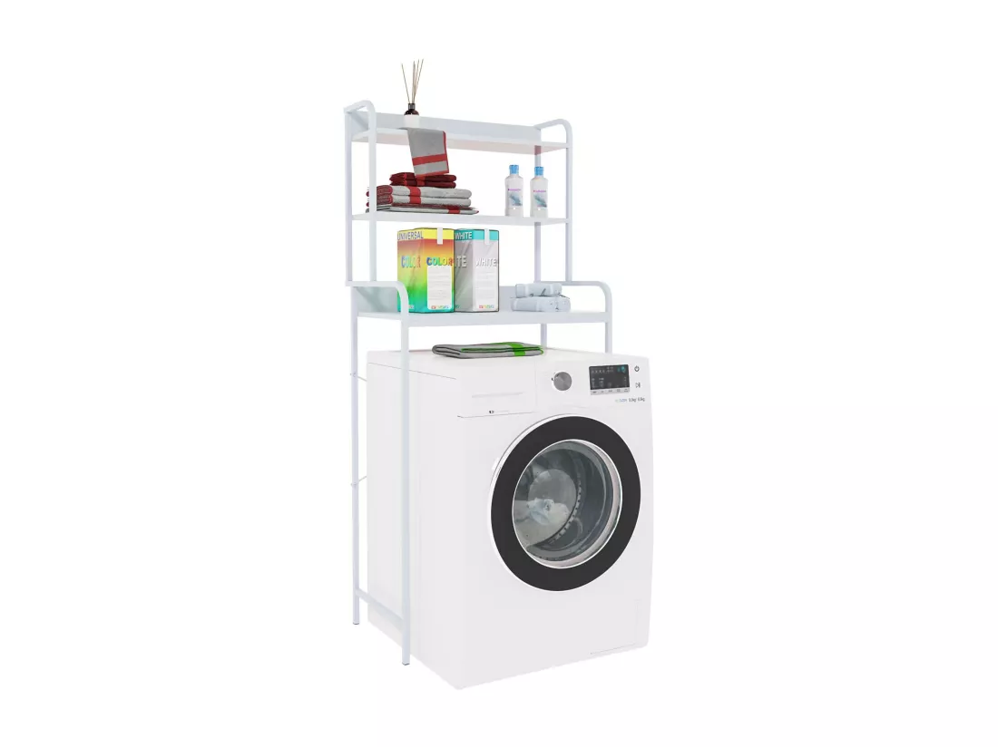 Etagère pour lave-linge Darby en métal avec 3 niveaux