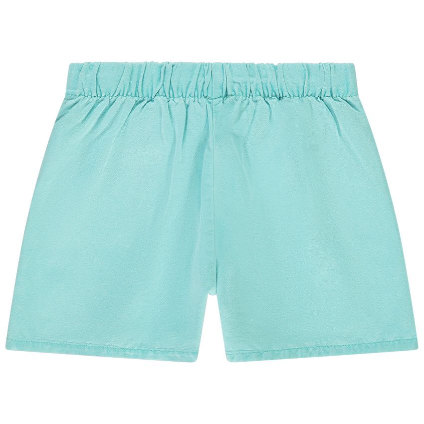 Short en tencel coloré pour fille - Bleu