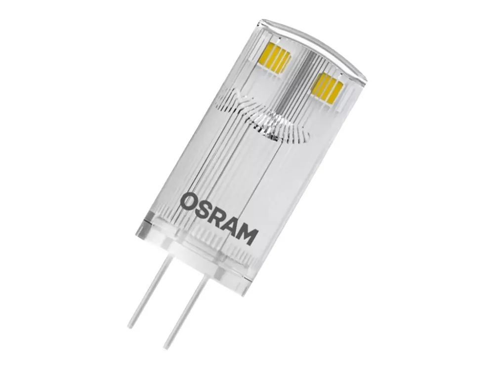 OSRAM PIN 10 - LED - form: T12 - G4 - 0.9 W (tilsvarende 10 W) - klasse F - varmt hvidt lys - 2700 K