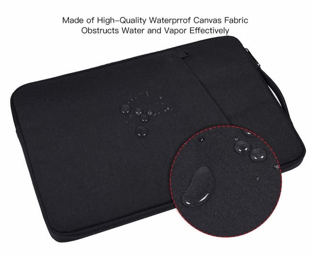 Laptoptaske 13,3 tommer kanvas Sort