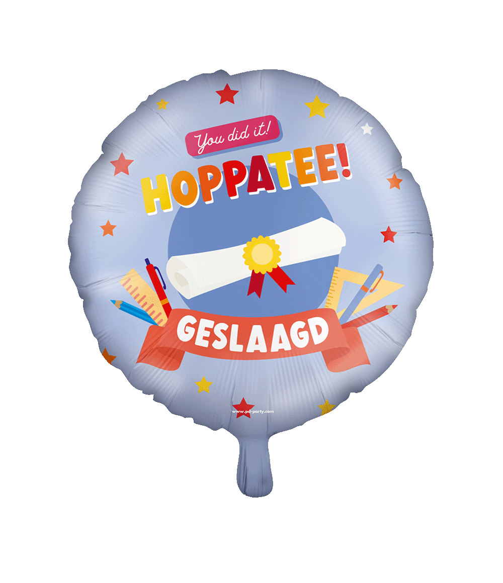 Geslaagd Helium Ballon Gekleurd Leeg 46cm