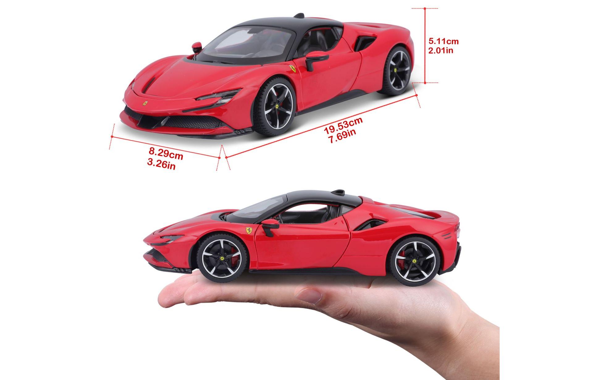 Ferrari R&P SF90 Stradale Rot 1:24Sammlermodell im Massstab 1:24