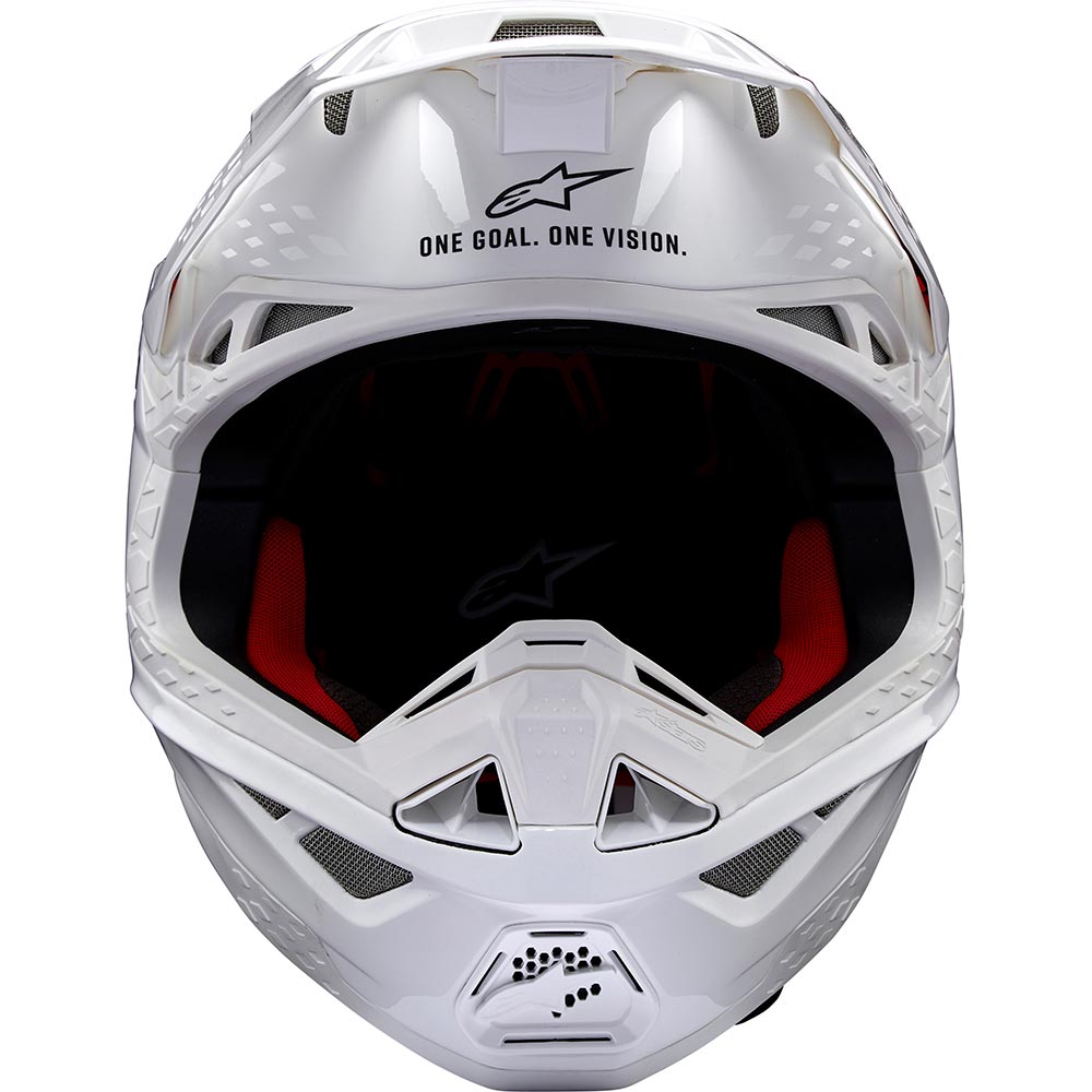 Alpinestars - Casque Supertech S-M10 Solid Blanc brillant