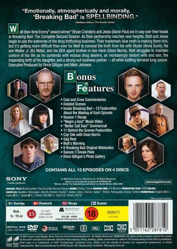 Breaking Bad - Sæson 2 - DVD