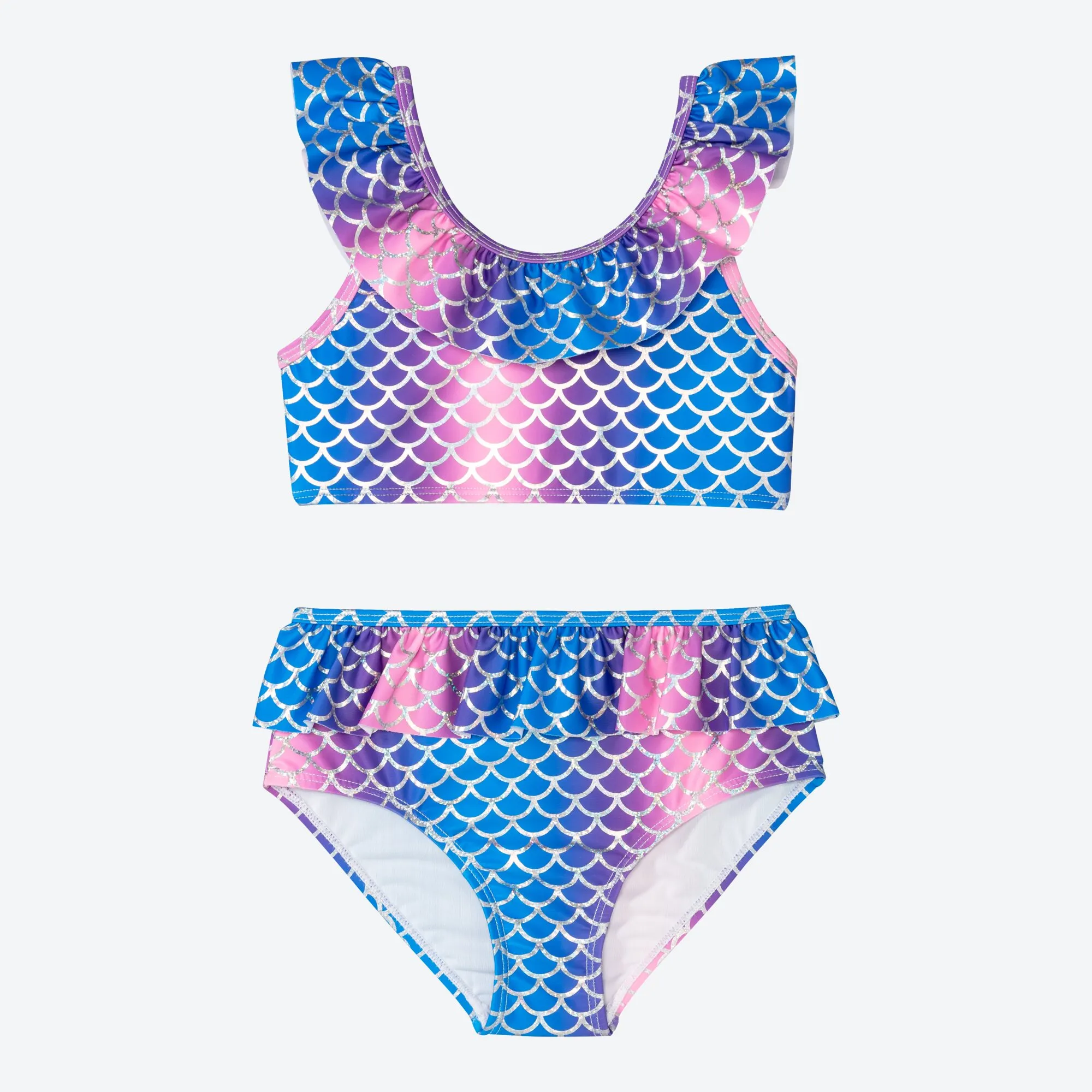 Mädchen-Bikini-Set mit Volants, 2-teilig