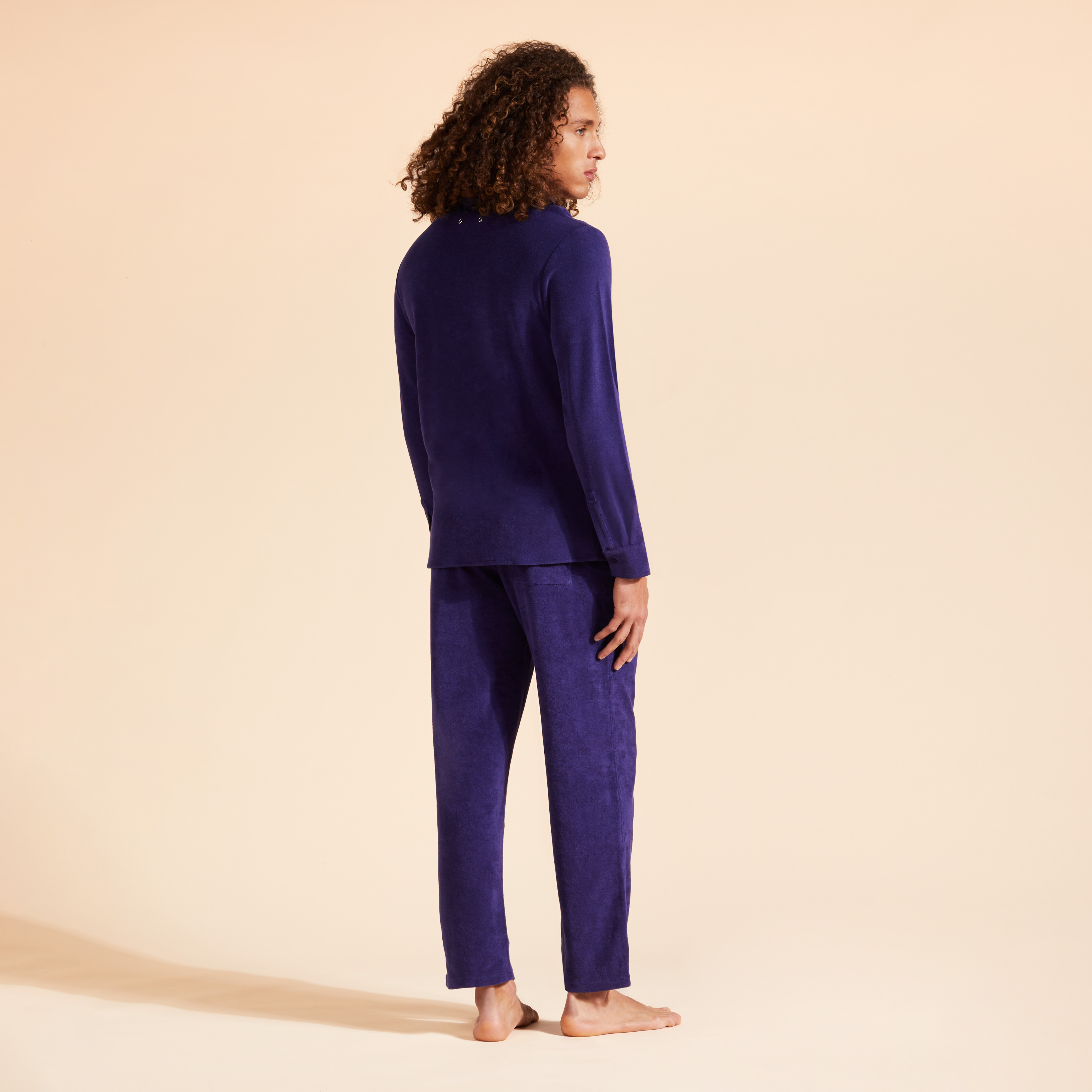 Chemise légère en éponge unie