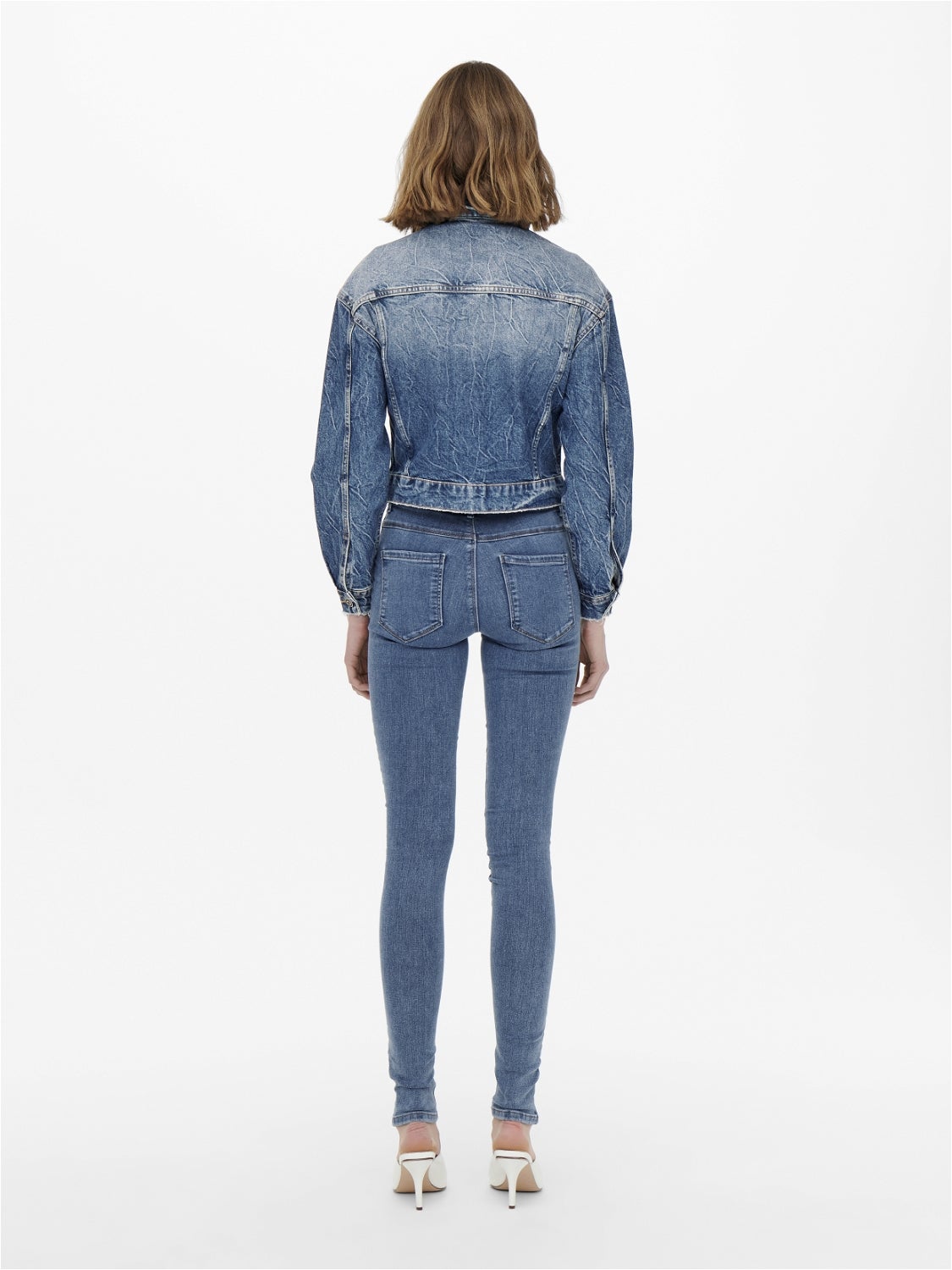 ONLRAIN Mittlere Taille Skinny Fit Jeans Medium Blue Denim