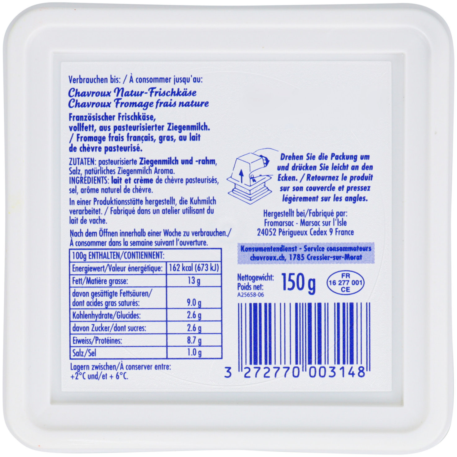 Chavroux Ziegenkäse