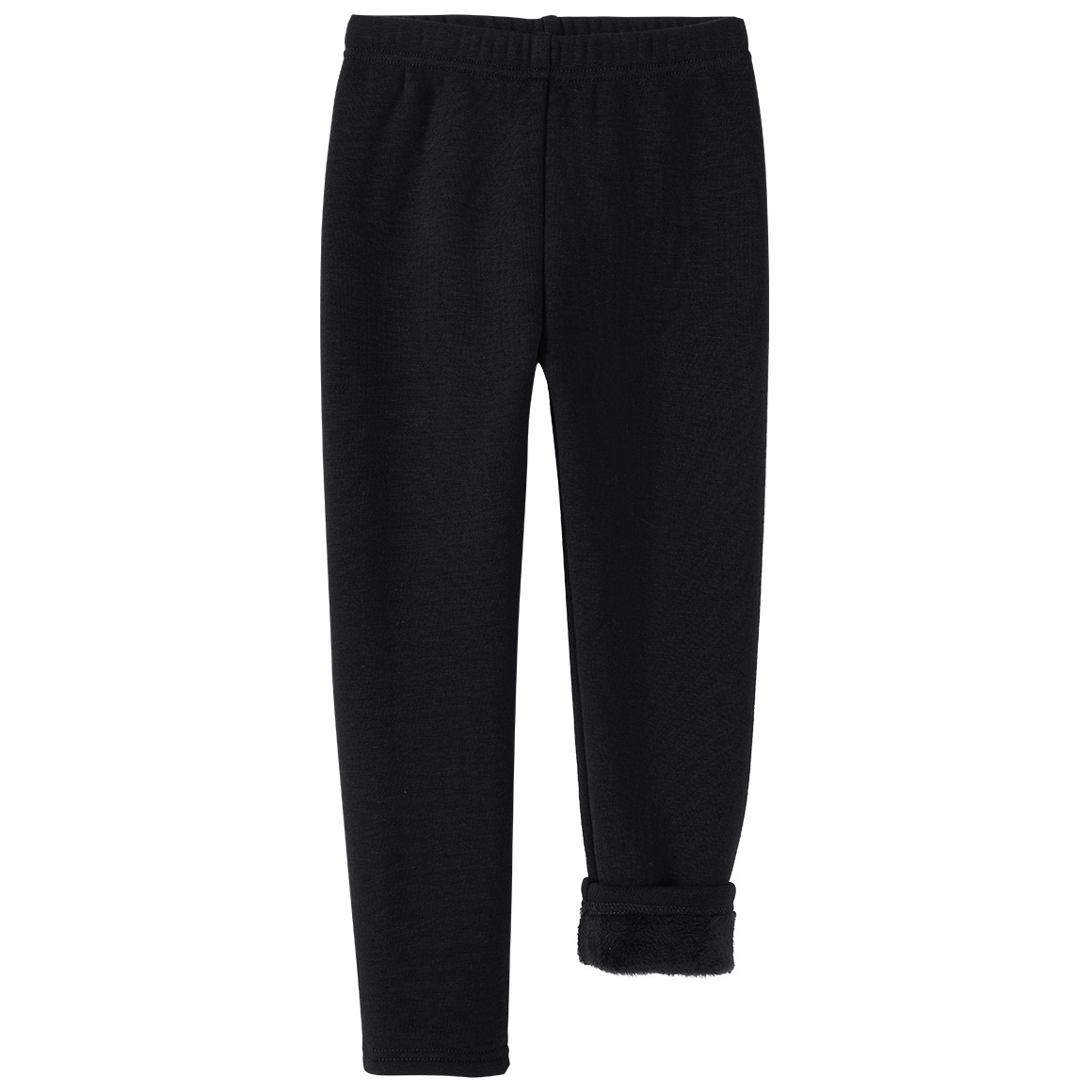 Topolino Mädchen Thermo-Leggings unifarben schwarz
