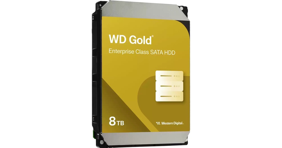 WDGold Enterprise Class 8 TB harde schijf  (WD8005FRYZ, SATA 600, 24/7)