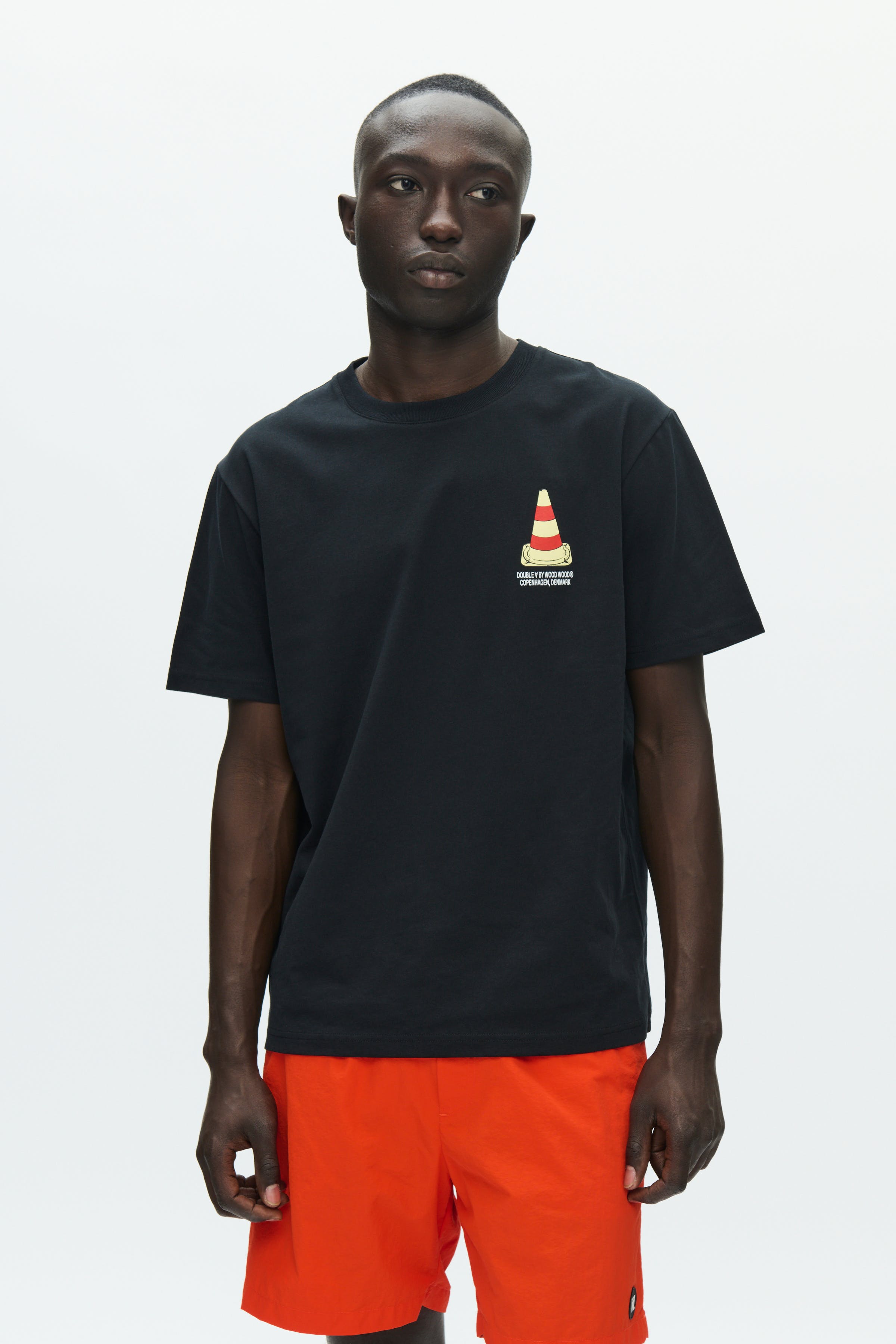 DOUBLE A BY W.W. MEN WWAce T-shirt cone