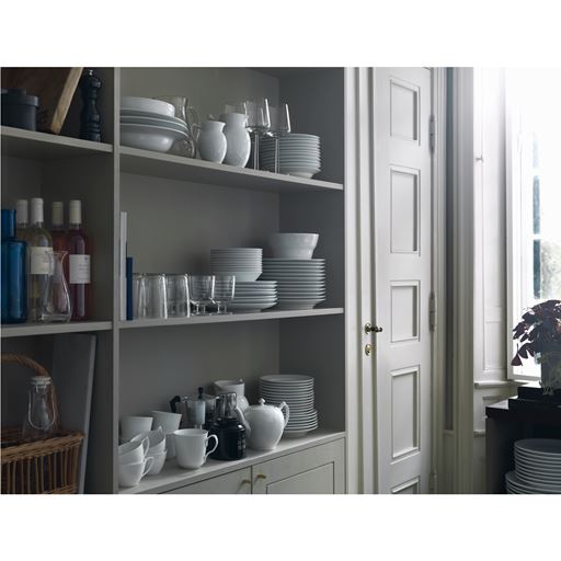 Royal Copenhagen Hvid Riflet Kande, Hvid, 1,7 L