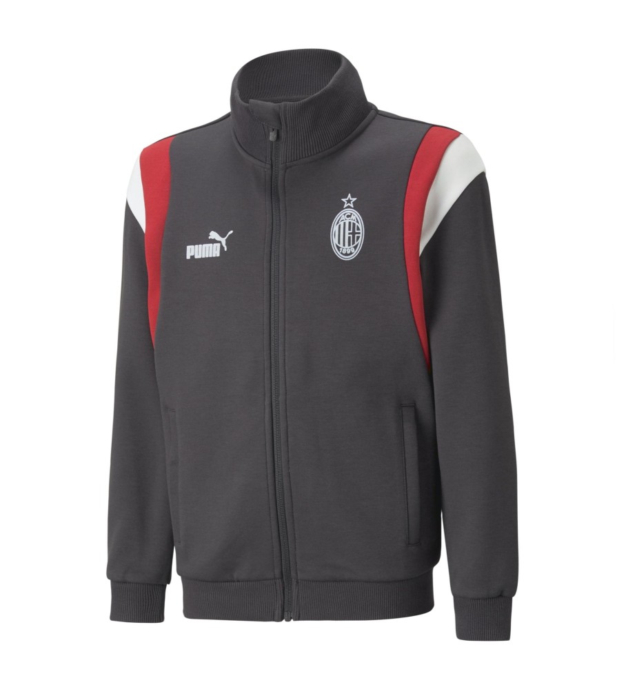 Jaqueta Puma Milan Red Archive Cinza