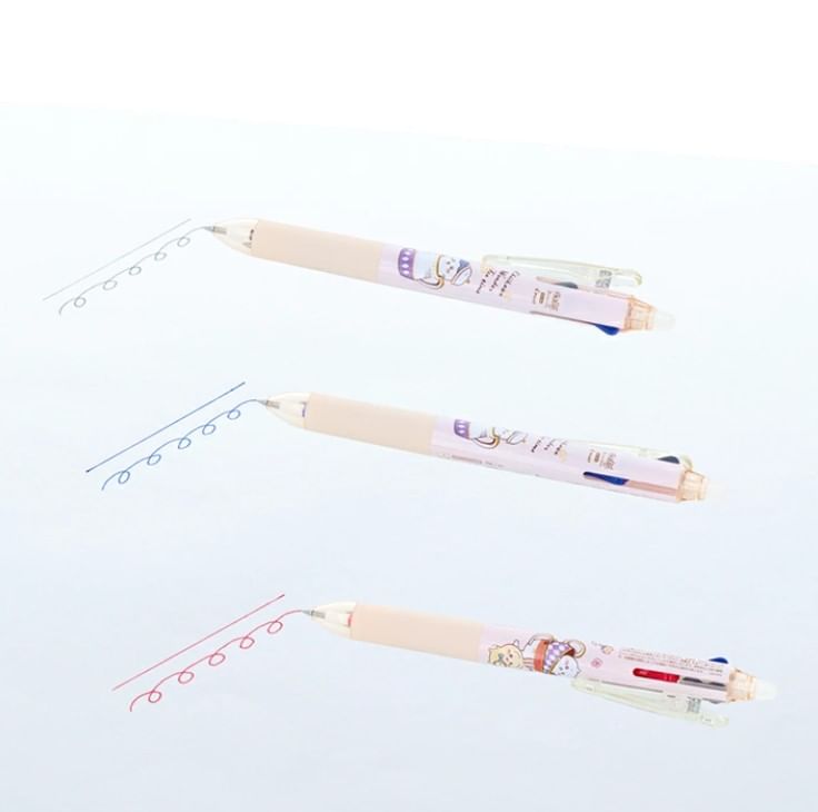 Sun-Star Stationery - Chiikawa Frixion 3-kleuren balpen
