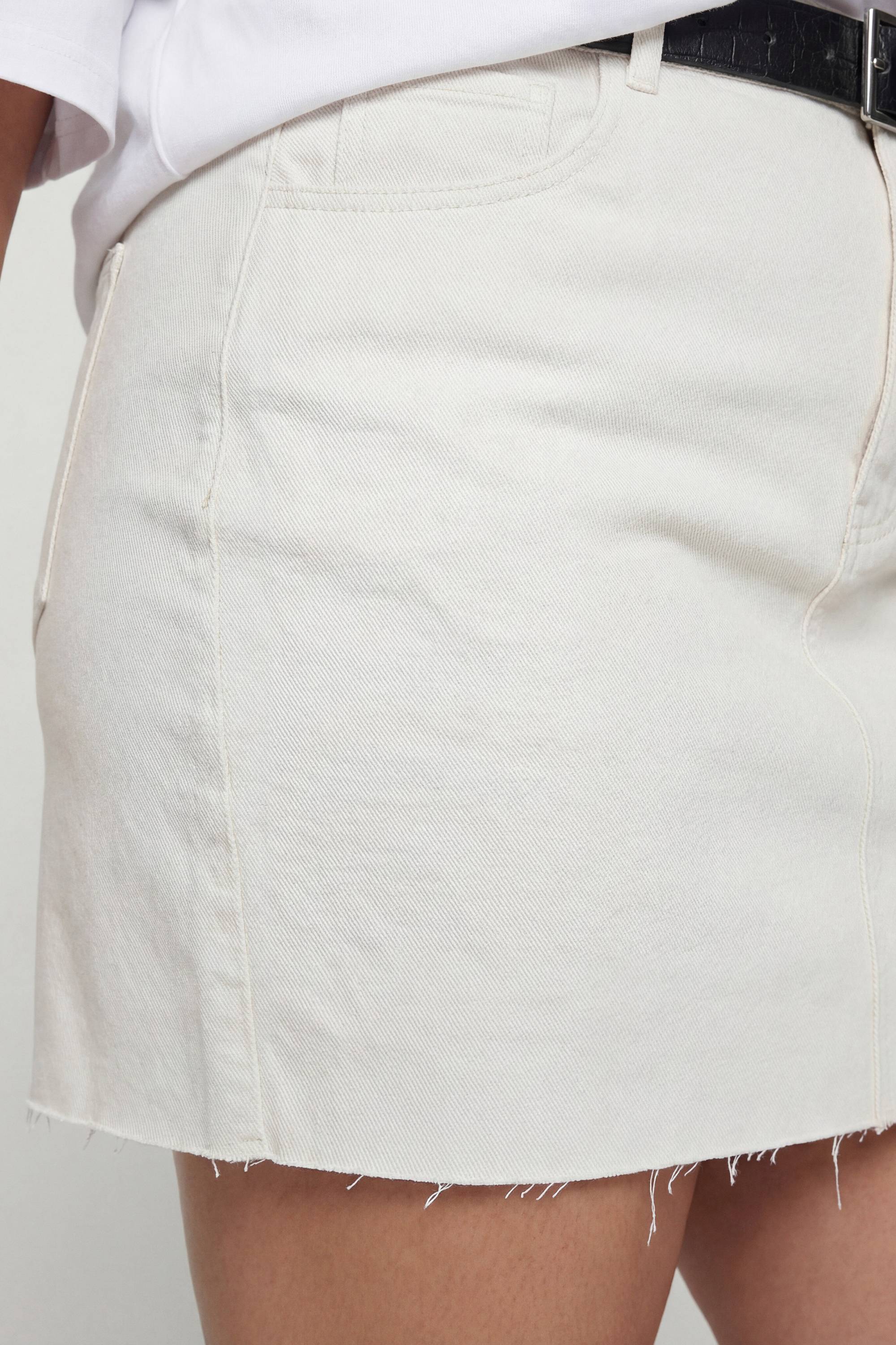 boohoo Jupe mini en denim Plus