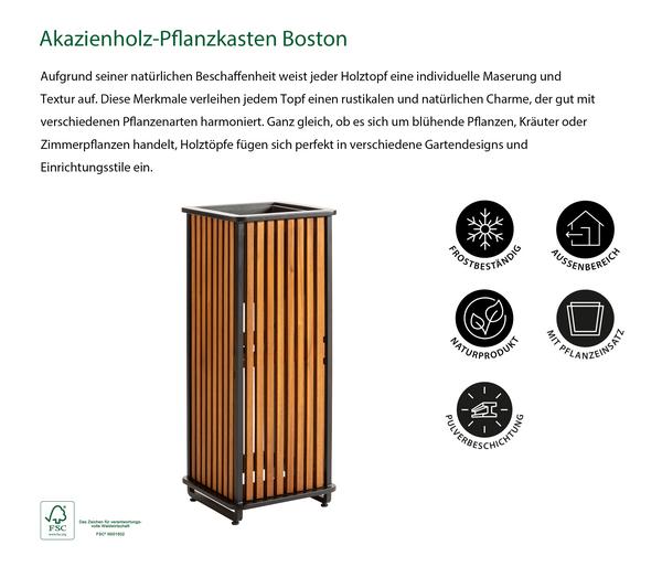 Dehner Akazienholz-Pflanzkasten Boston,