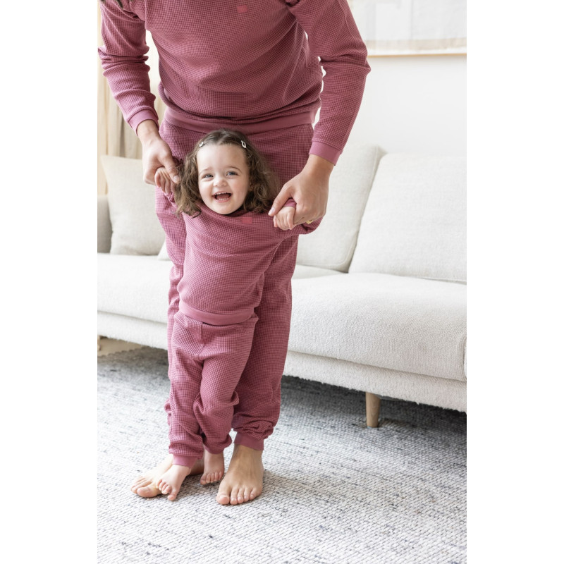 Feetje pyjama volwassenen wafel Family Edition Berry