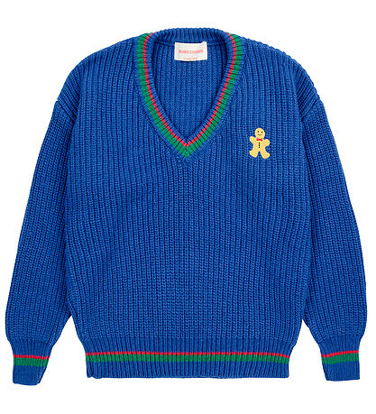 Bobo Choses Bluse - Strik - Gingerbread - Blåe
