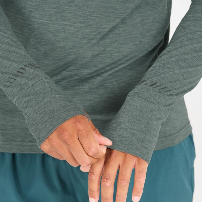 Endurance Herre Trøjer Tune V2 Melange Midlayer Grøn