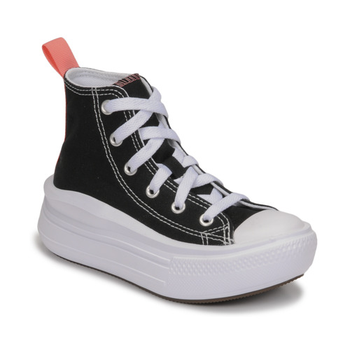 Converse - CHUCK TAYLOR ALL STAR MOVE CANVAS HI - Noir / Rose