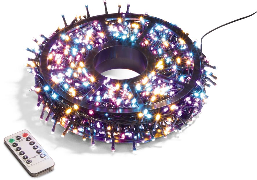 Dekor LED Lichterkette, 1000 LEDs - pastell