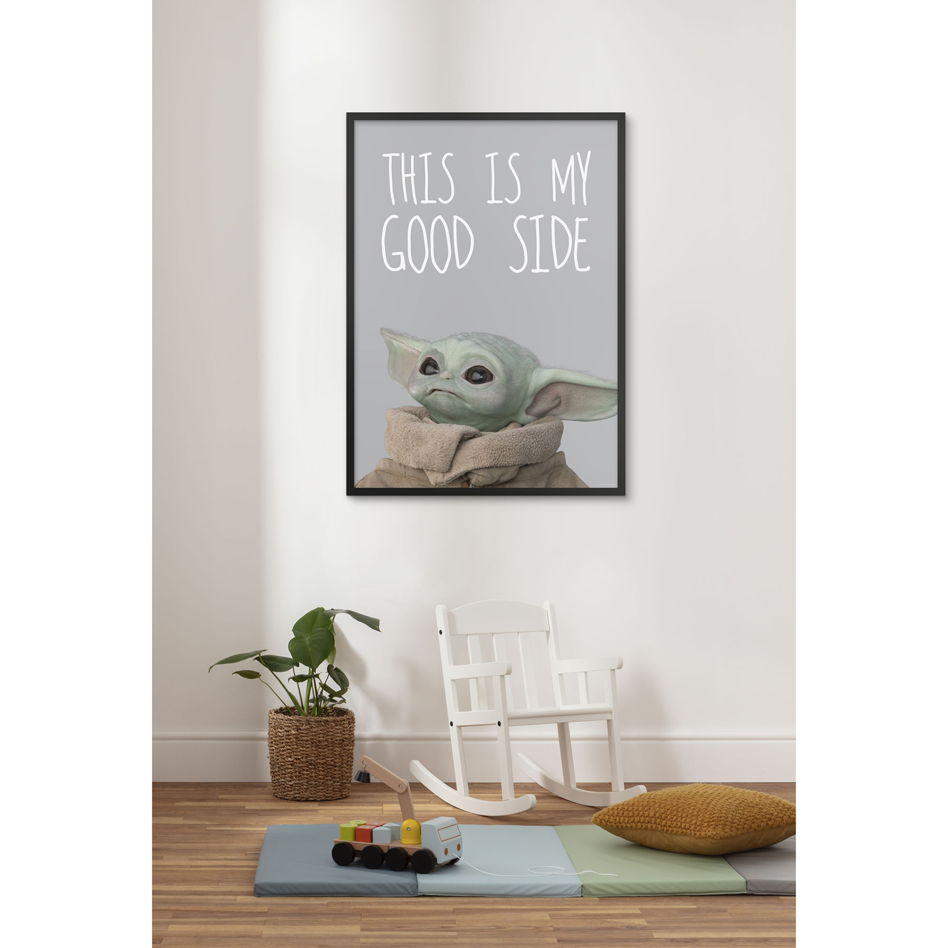 Wandbild MANDALORIAN THE CHILD - 50x70 cm