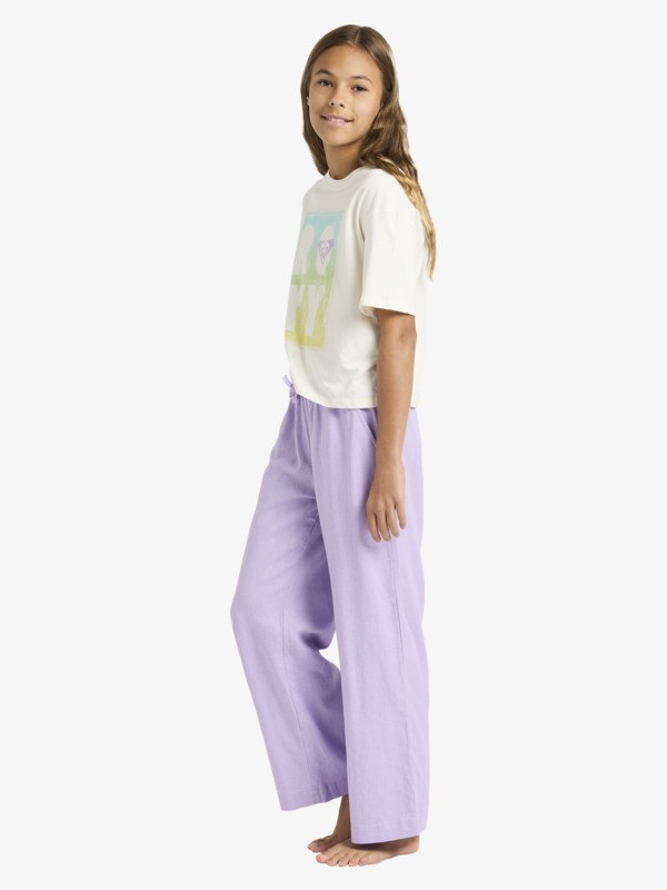 Lekeitio Break Pantalon à taille élastique Violet Filles 4-16 ans