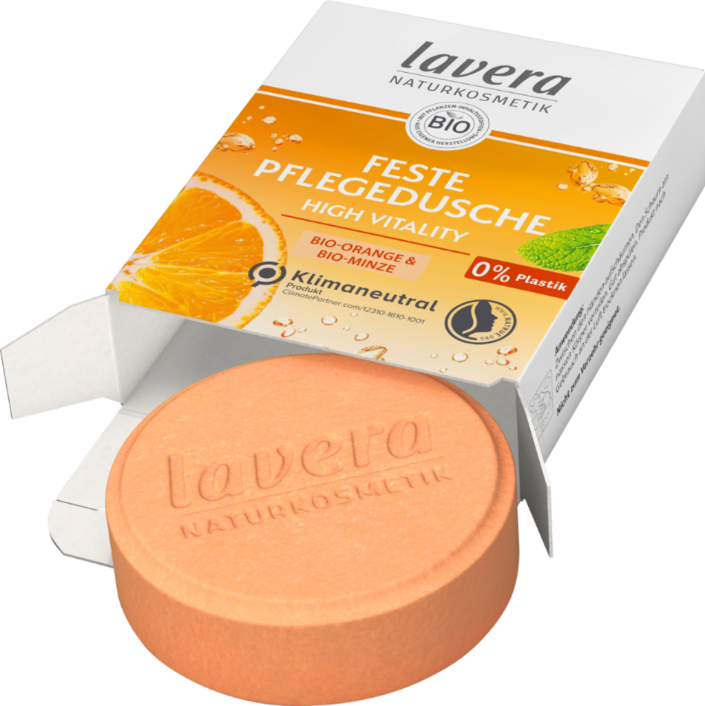 lavera  Feste Pflegedusche High Vitality, 50 g