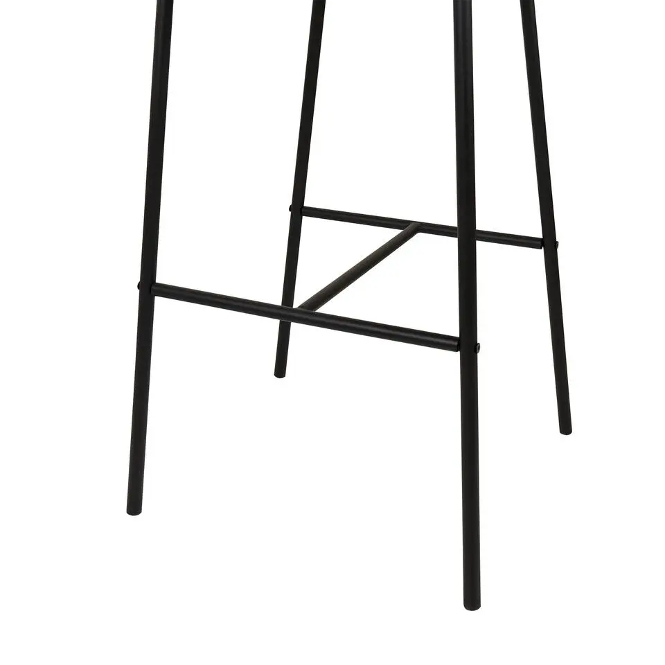 KIANA - Barkruk set van 2 - Crème - Polyester