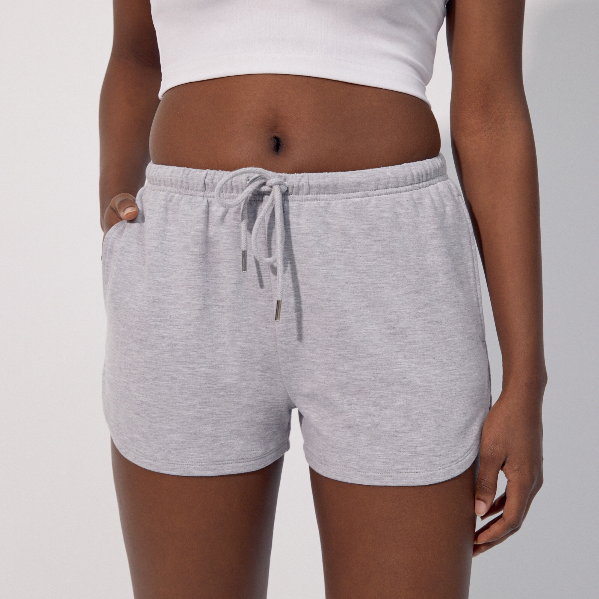 Short de pyjama en molleton