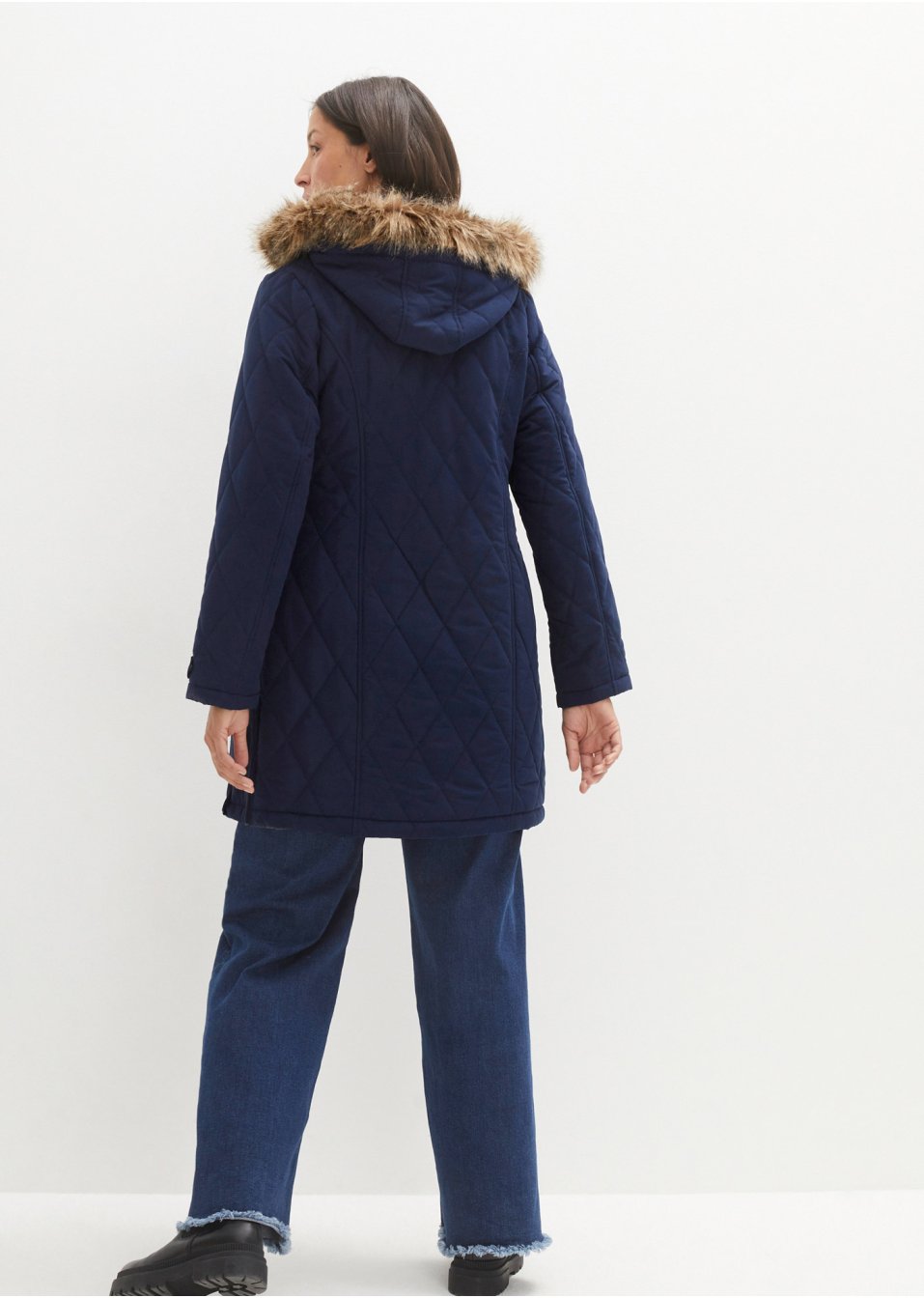 Parka matelassée de grossesse et de portage