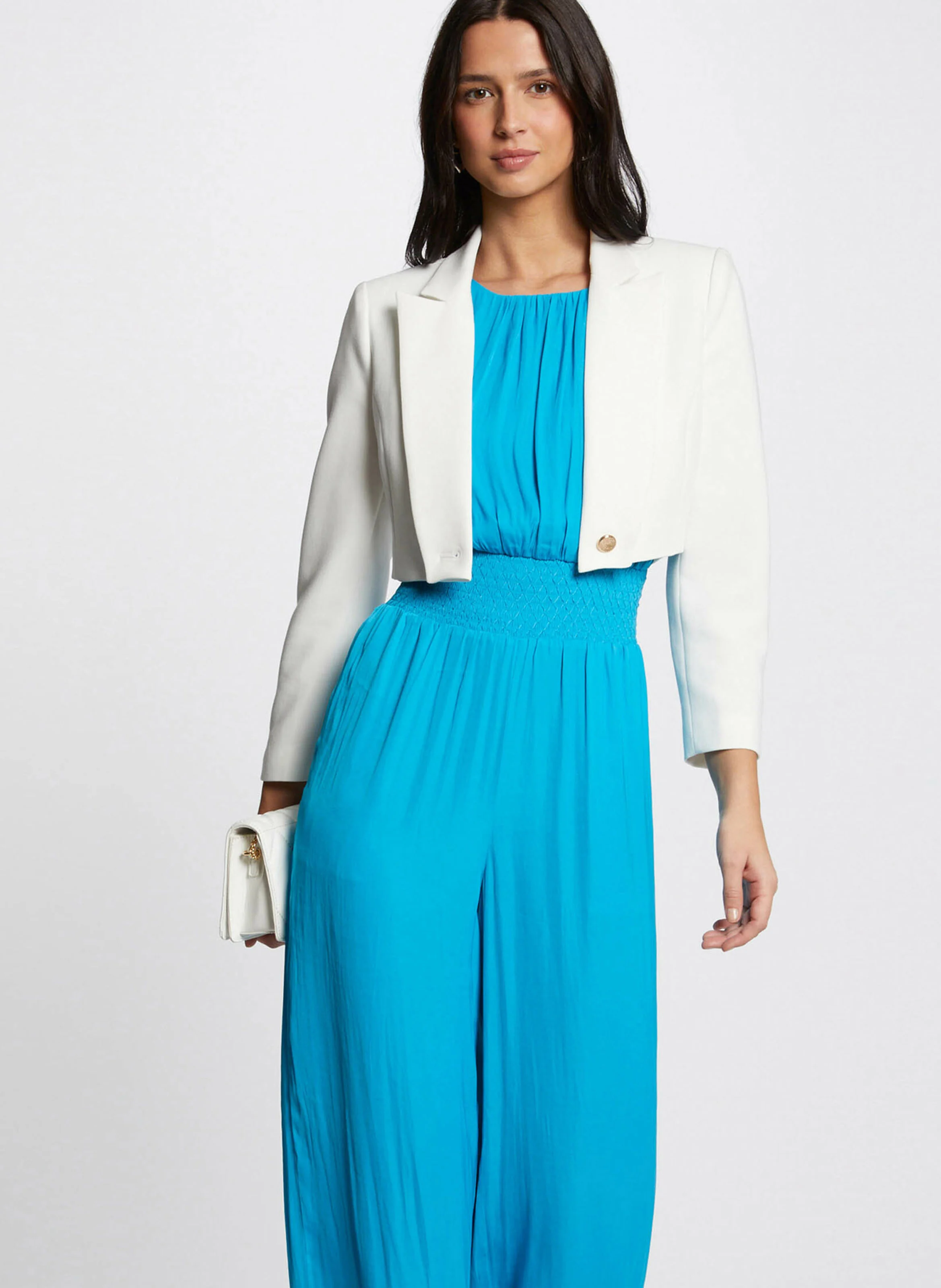 VESPA.F - Veste de tailleur courte| Blanc