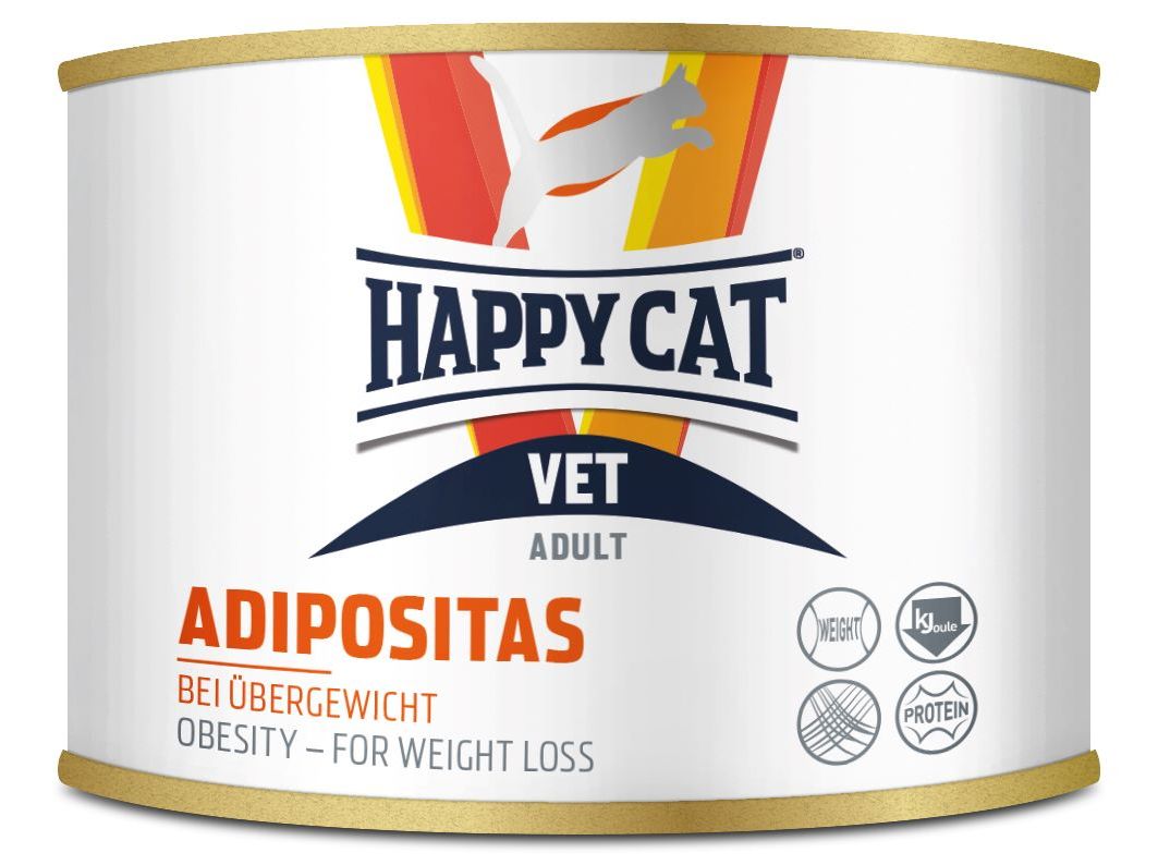 COMIDA HÚMIDA GATO HAPPY CAT VET ADIPOSITAS 200G